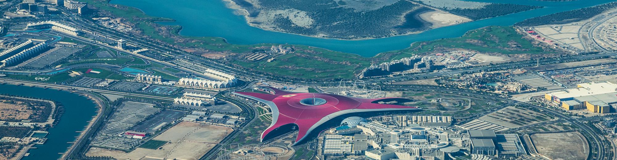 Ferrari World with aluminum roof from Euramax | Seacon Logistics