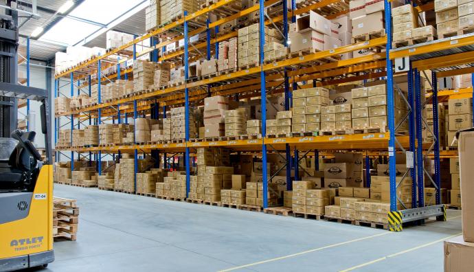 Warehouse with packaging | Seacon Logistics 